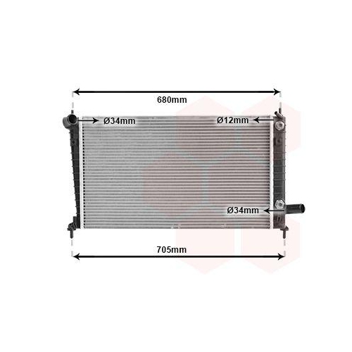 VAN WEZEL K&uuml;hler, Motork&uuml;hlung 47002062