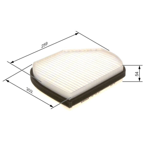 BOSCH Filter, Innenraumluft 1 987 432 001