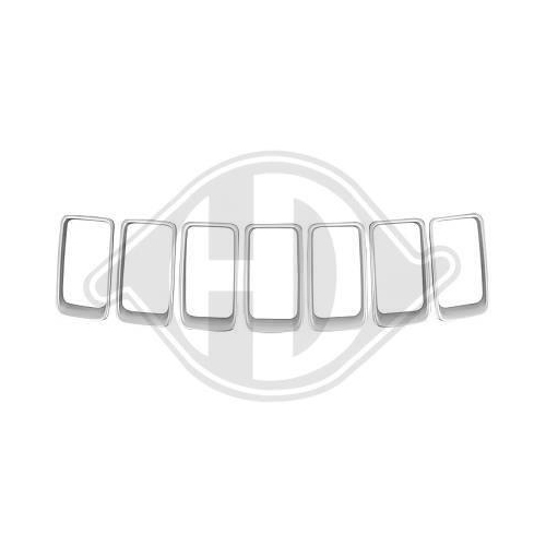 DIEDERICHS Zier-/Schutzleistensatz, K&uuml;hlergitter 2613143