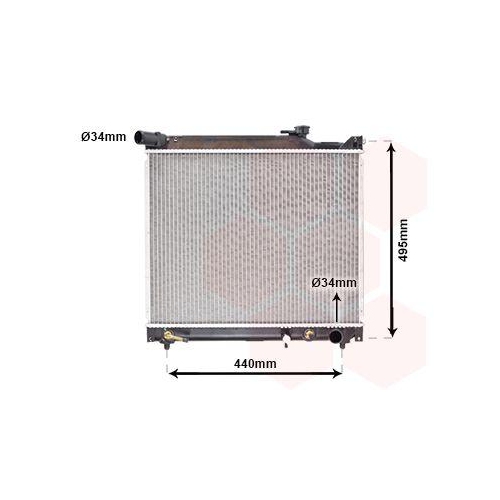 VAN WEZEL K&uuml;hler, Motork&uuml;hlung 52002106
