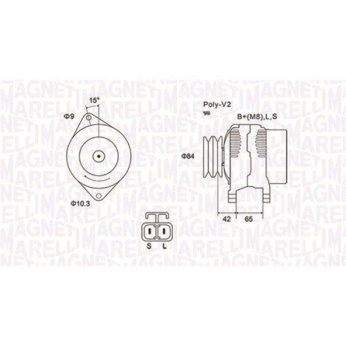 MAGNETI MARELLI Generator 063731530010