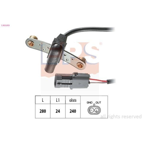 EPS Impulsgeber, Kurbelwelle Made in Italy - OE Equivalent 1.953.019