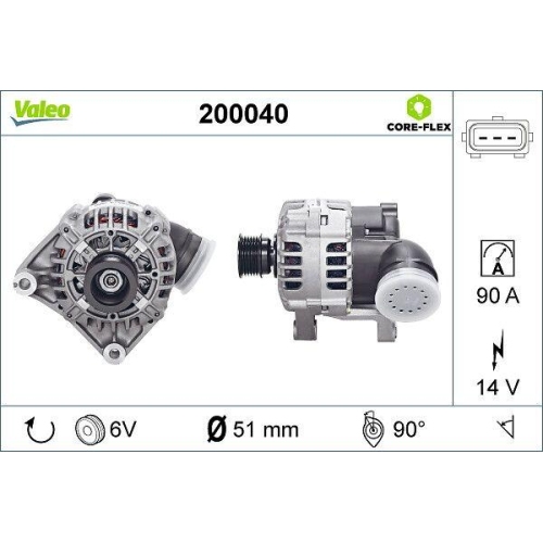VALEO Generator VALEO CORE-FLEX 200040