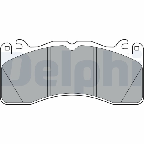 DELPHI Bremsbelagsatz, Scheibenbremse LP3377