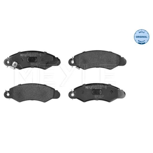 MEYLE Bremsbelagsatz, Scheibenbremse MEYLE-ORIGINAL: True to OE. 025 232 9614/W