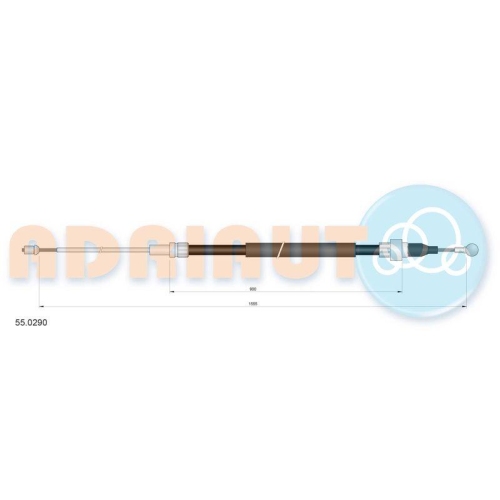 ADRIAUTO Seilzug, Feststellbremse 55.0290