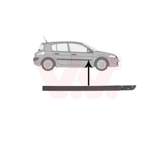 VAN WEZEL Zier-/Schutzleiste, T&uuml;r 4327424