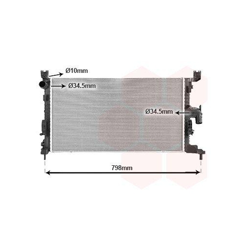 VAN WEZEL K&uuml;hler, Motork&uuml;hlung 43012731