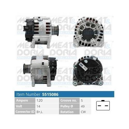 MEAT & DORIA Generator 5515086