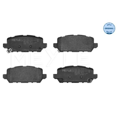 MEYLE Bremsbelagsatz, Scheibenbremse MEYLE-ORIGINAL: True to OE. 025 259 4717