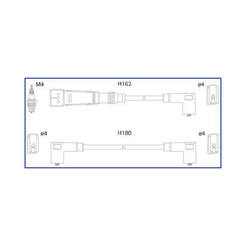 HITACHI Z&uuml;ndleitungssatz Hueco 134711