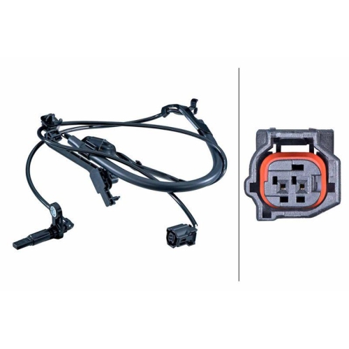 HELLA Sensor, Raddrehzahl 6PU 358 251-741