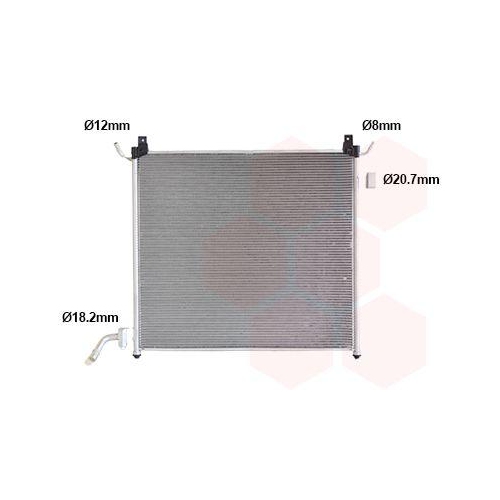 VAN WEZEL Niedertemperaturk&uuml;hler, Ladeluftk&uuml;hler 02012710