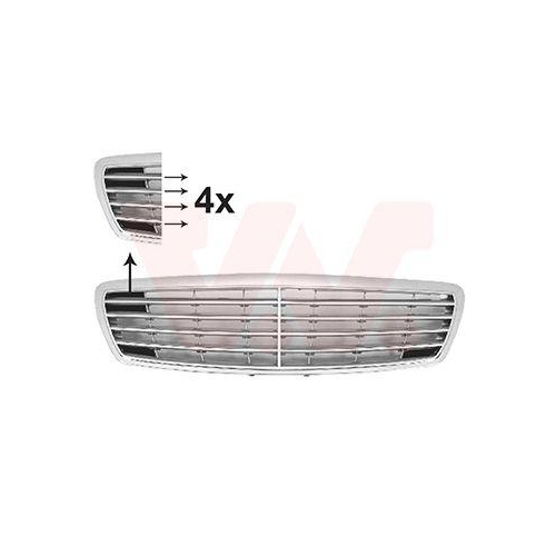 VAN WEZEL K&uuml;hlergitter ** Equipart ** 3041518