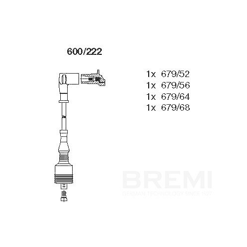 BREMI Z&uuml;ndleitungssatz 600/222