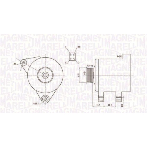 MAGNETI MARELLI Generator 063731605010