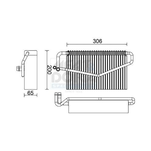 MEAT & DORIA Verdampfer, Klimaanlage 997094