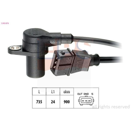 EPS Impulsgeber, Kurbelwelle Made in Italy - OE Equivalent 1.953.074