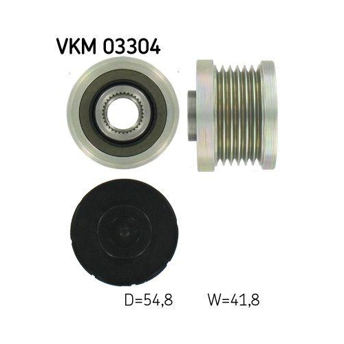 SKF Generatorfreilauf VKM 03304