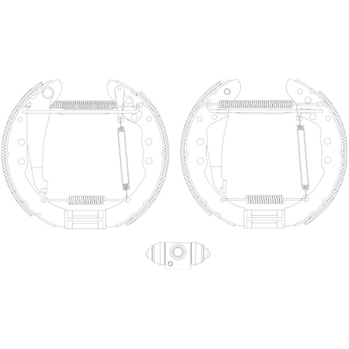 TEXTAR Bremsbackensatz Shoe Kit Pro 84044400