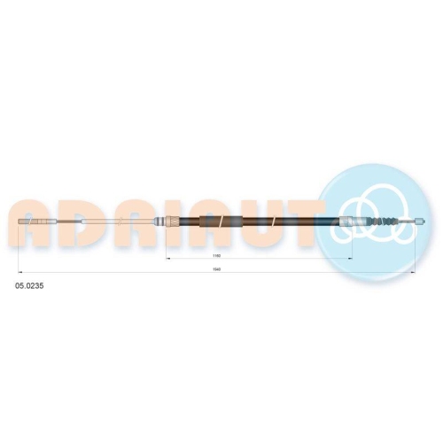 ADRIAUTO Seilzug, Feststellbremse 05.0235