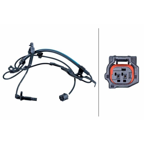 HELLA Sensor, Raddrehzahl 6PU 358 251-751