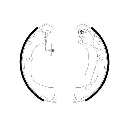 PAGID Bremsbackensatz H1011N