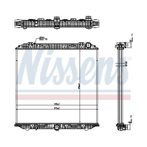 NISSENS K&uuml;hler, Motork&uuml;hlung 671750