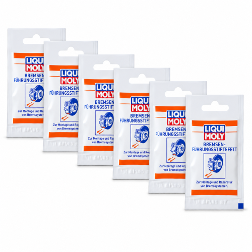 6 St&uuml;ck Bremsenf&uuml;hrungsstiftefett LIQUI MOLY 21204 - 5 Gramm