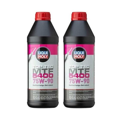 2x Motor&ouml;l Motoren&ouml;l Liqui Moly 21791 1 Liter Top Tec MTF 5400 75W-90 - 2 Liter