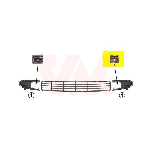VAN WEZEL Klappe, Abschlepphaken ** Equipart ** 5878595
