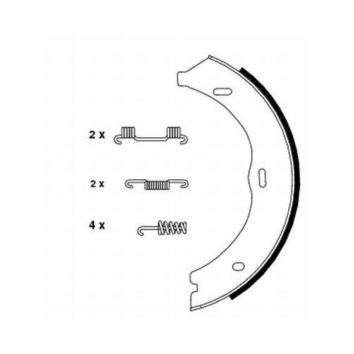 PAGID Bremsbackensatz, Feststellbremse H9685N