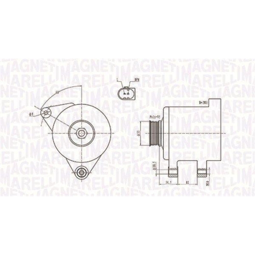 MAGNETI MARELLI Generator 063731664010