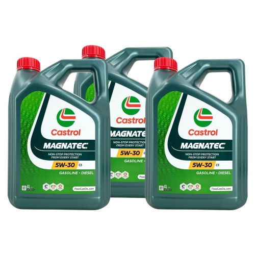 Motor&ouml;l CASTROL Magnatec C3 5W-30 - 12 Liter Synthetisch Longlife-04 15F928