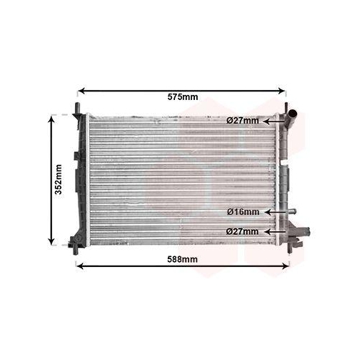VAN WEZEL K&uuml;hler, Motork&uuml;hlung 18002220
