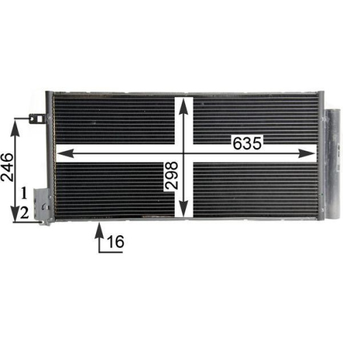 MAHLE Kondensator, Klimaanlage BEHR AC 505 001S