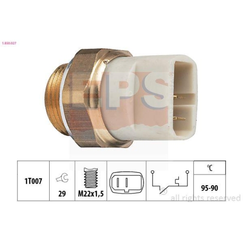 EPS Temperaturschalter, Kühlerlüfter Made in Italy - OE Equivalent