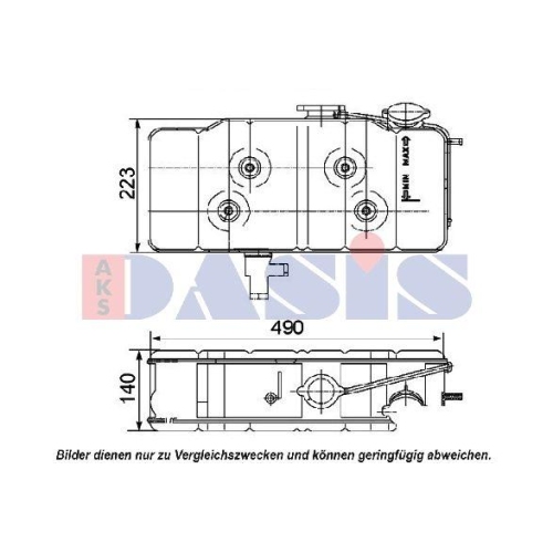 AKS DASIS Ausgleichsbeh&auml;lter, K&uuml;hlmittel 401020N