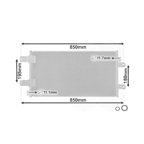 VAN WEZEL Kondensator, Klimaanlage *** IR PLUS *** 43005443