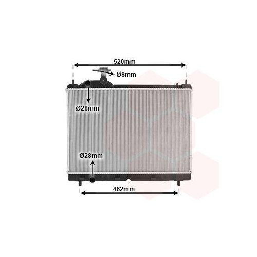 VAN WEZEL K&uuml;hler, Motork&uuml;hlung 52012712