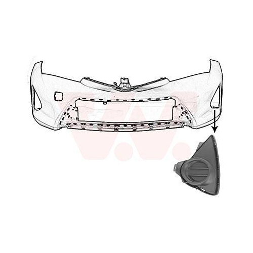 VAN WEZEL L&uuml;ftungsgitter, Sto&szlig;f&auml;nger 5407593