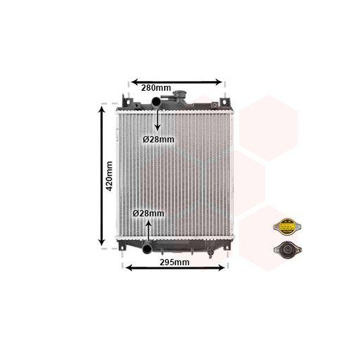 VAN WEZEL K&uuml;hler, Motork&uuml;hlung *** IR PLUS *** 52002059