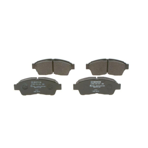 BOSCH Bremsbelagsatz, Scheibenbremse 0 986 495 257