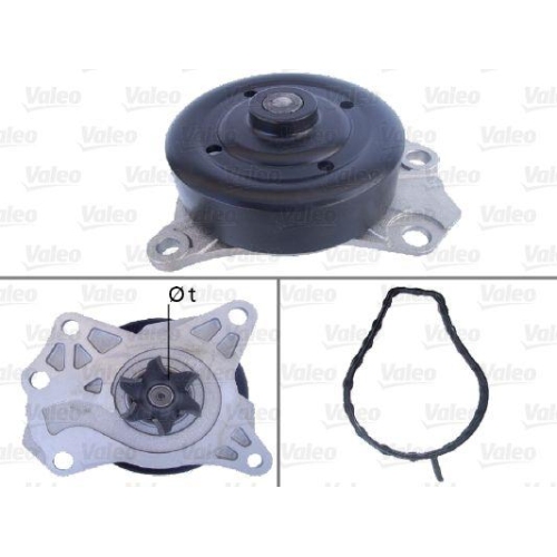 VALEO Wasserpumpe, Motork&uuml;hlung 506852