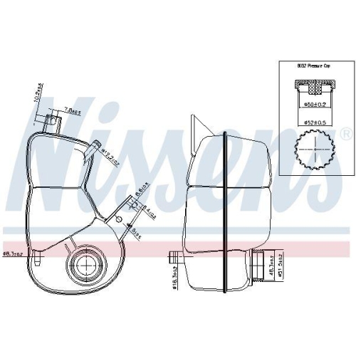 NISSENS Ausgleichsbeh&auml;lter, K&uuml;hlmittel ** FIRST FIT ** 996174