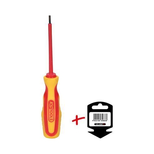ERGOTORQUE VDE Schlitz-Schraubendreher, 2,5mm auf H&auml;nger KS TOOLS 117.0502-E