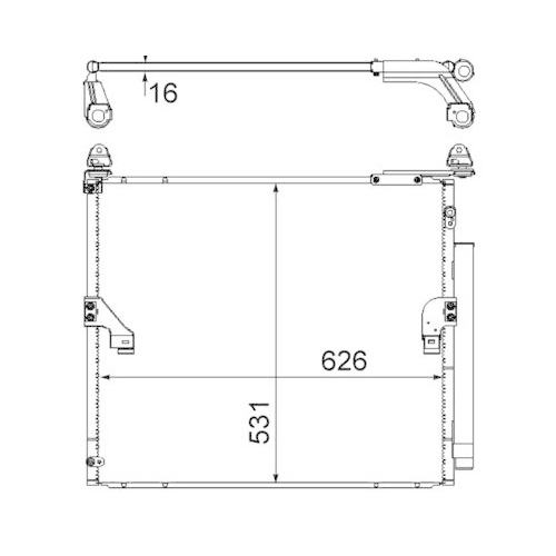 MAHLE Kondensator, Klimaanlage BEHR