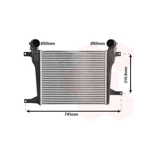 VAN WEZEL Ladeluftkühler