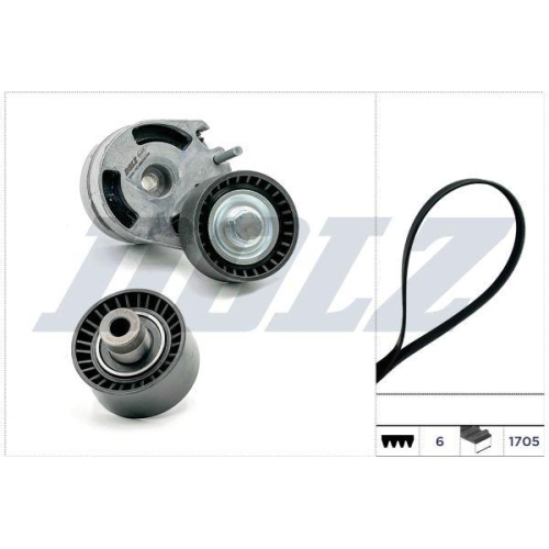 DOLZ Keilrippenriemensatz