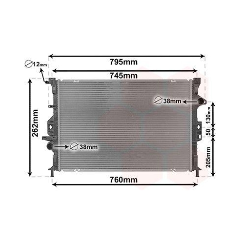 VAN WEZEL K&uuml;hler, Motork&uuml;hlung 18012707